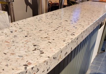 terrazzo plan de travail bar