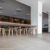 carrelage espace restauration