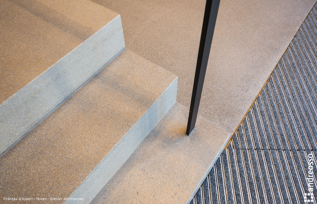 escalier en terrazzo