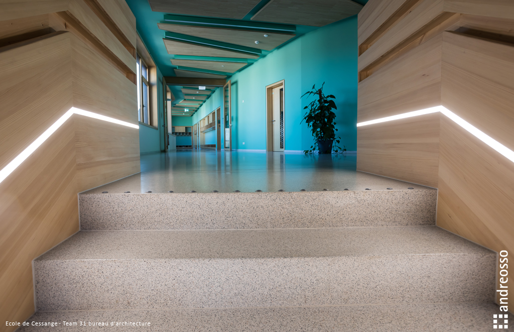 escalier en terrazzo – andreosso marbres