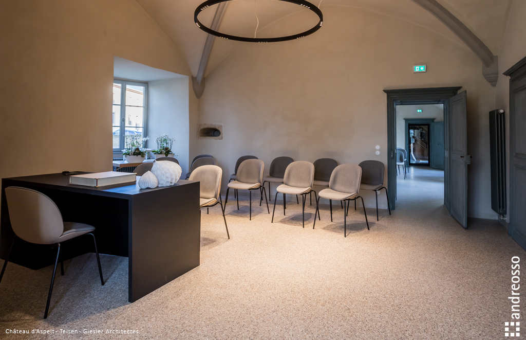 sol en terrazzo – château d’aspelt